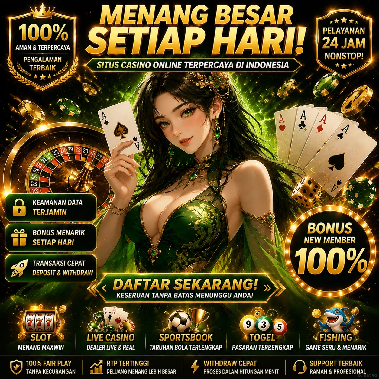 pusat4d Tangkapan Layar - APK Resmi