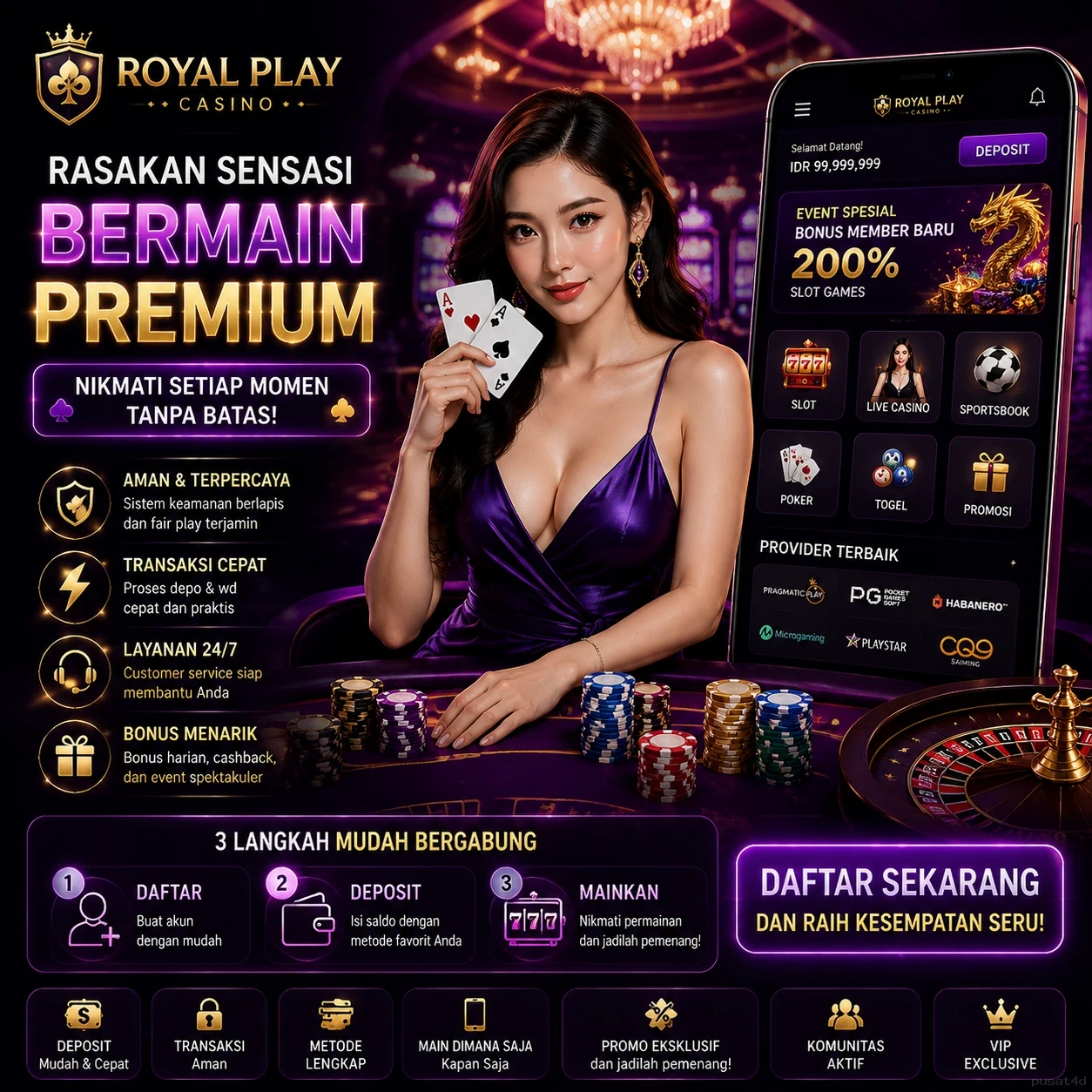 pusat4d APK Resmi Unduh